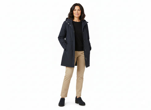 Melluso Mocassino Comfort Blu Navy in Camoscio con Tacco e Borchie